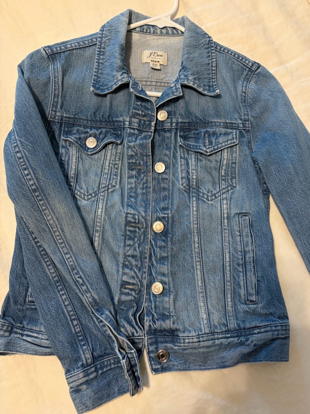 J. Crew light blue denim jacket